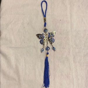 Evil Eye Butterfly Wall Hanging